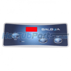 Balboa VL404 Panel Overlay - 1 Pump No Air